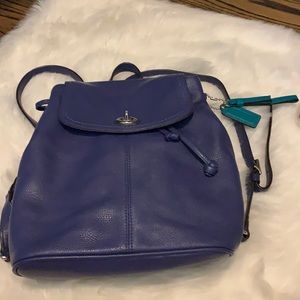 Coach leather backpack